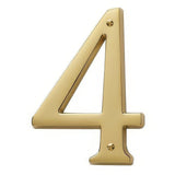 Baldwin 90674003 lifetime polished brass house number