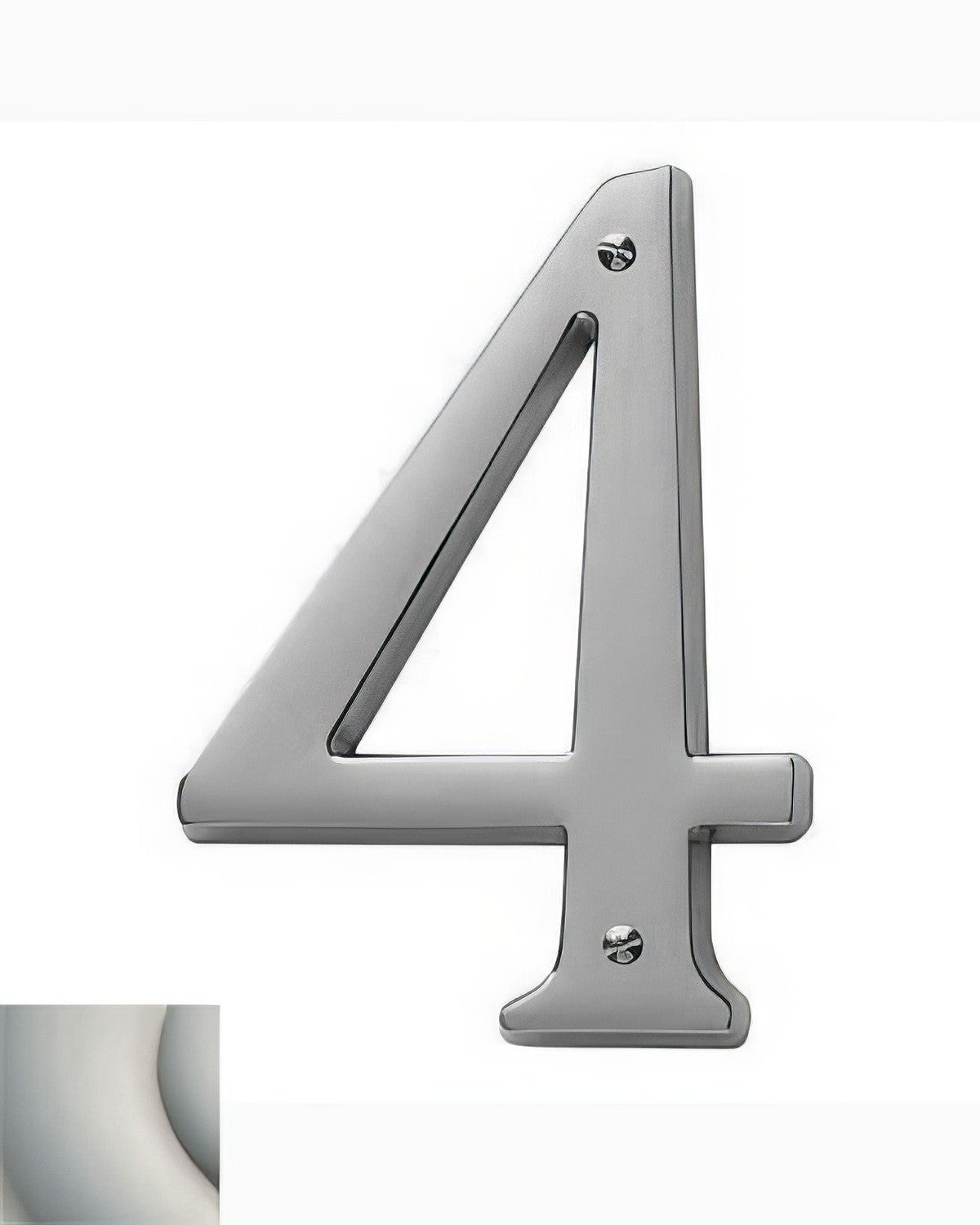 Baldwin 90674056 lifetime satin nickel house number
