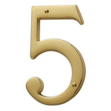 Baldwin 90675003 lifetime polished brass house number