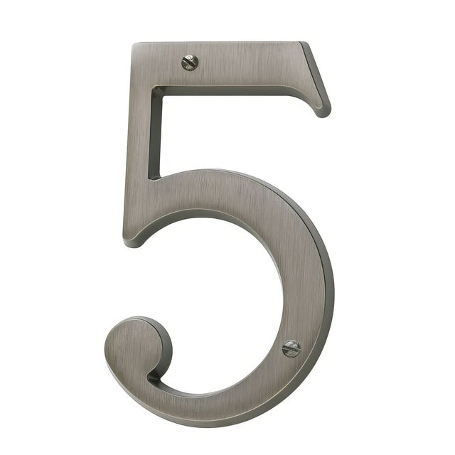 Baldwin 90675151 antique nickel house number