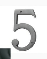 Baldwin 90675190 satin black house number