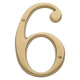 Baldwin 90676003 lifetime polished brass house number