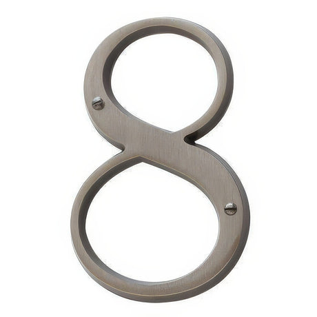 Baldwin 90678151 antique nickel house number