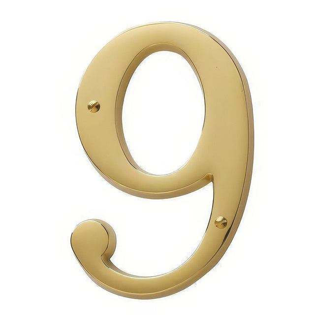Baldwin 90679003 lifetime polished brass house number