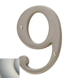 Baldwin 90679056 lifetime satin nickel house number