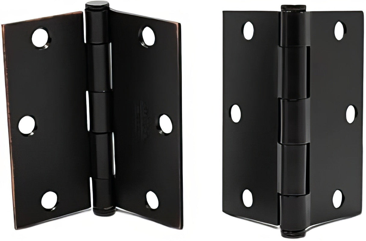 Emtek 91013US 3.5" x 3.5" Square Corner Plain Bearing Mortise Hinge - Pair