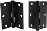 Emtek 91013US 3.5" x 3.5" Square Corner Plain Bearing Mortise Hinge - Pair