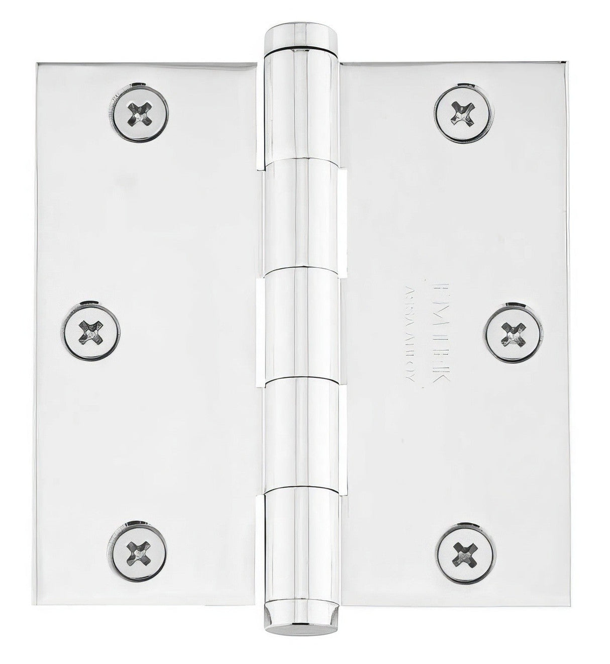 Emtek 91013US 3.5" x 3.5" Square Corner Plain Bearing Mortise Hinge - Pair