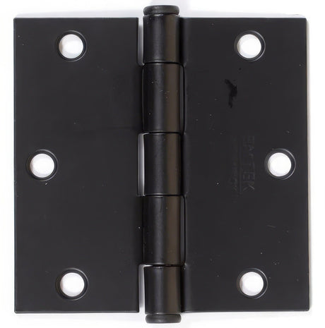 Emtek 91013US19 flat black plain bearing hinge