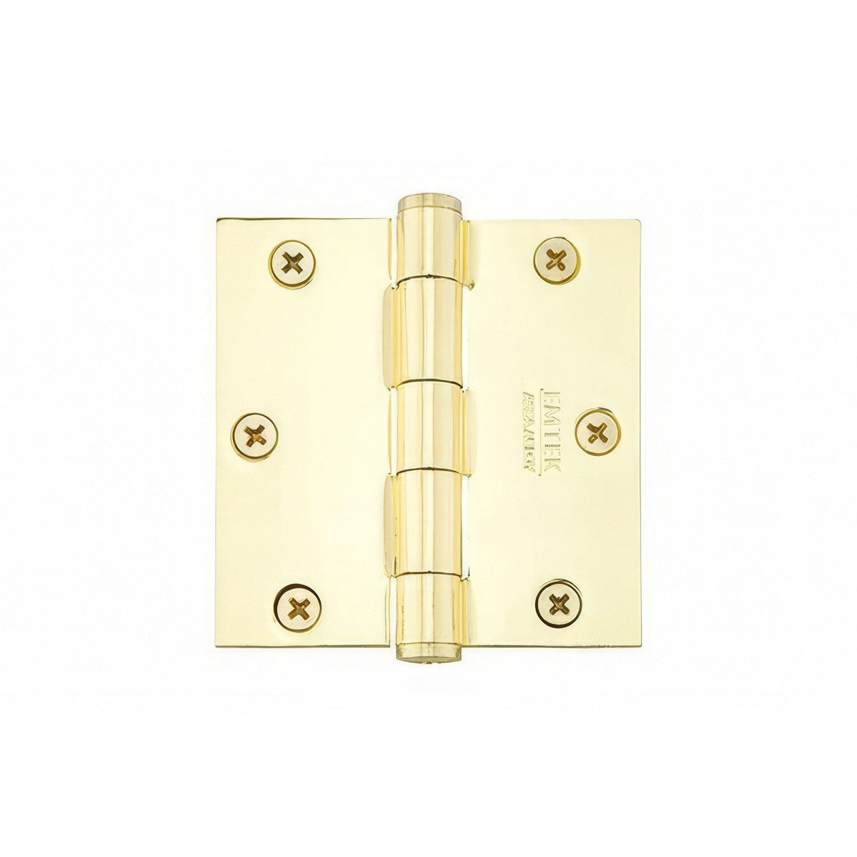 Emtek 91013US3 polished brass plain bearing hinge