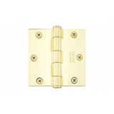 Emtek 91013US3 polished brass plain bearing hinge