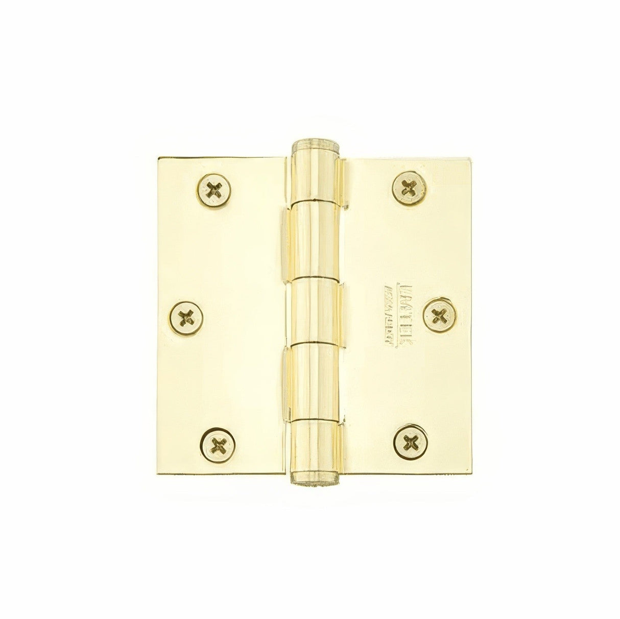 Emtek 91013US 3.5" x 3.5" Square Corner Plain Bearing Mortise Hinge - Pair