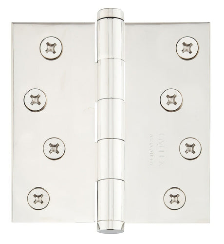 Emtek 91014US14 polished nickel plain bearing hinge