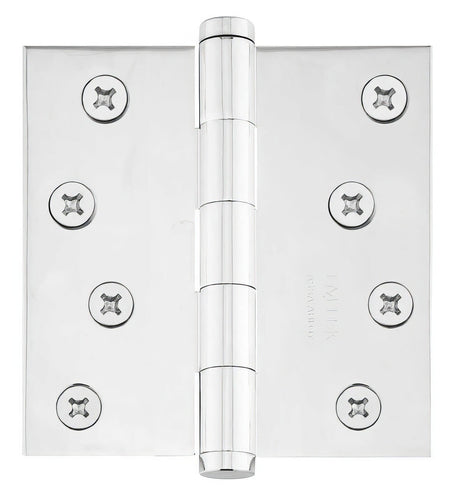 Emtek 91014US3 polished brass plain bearing hinge