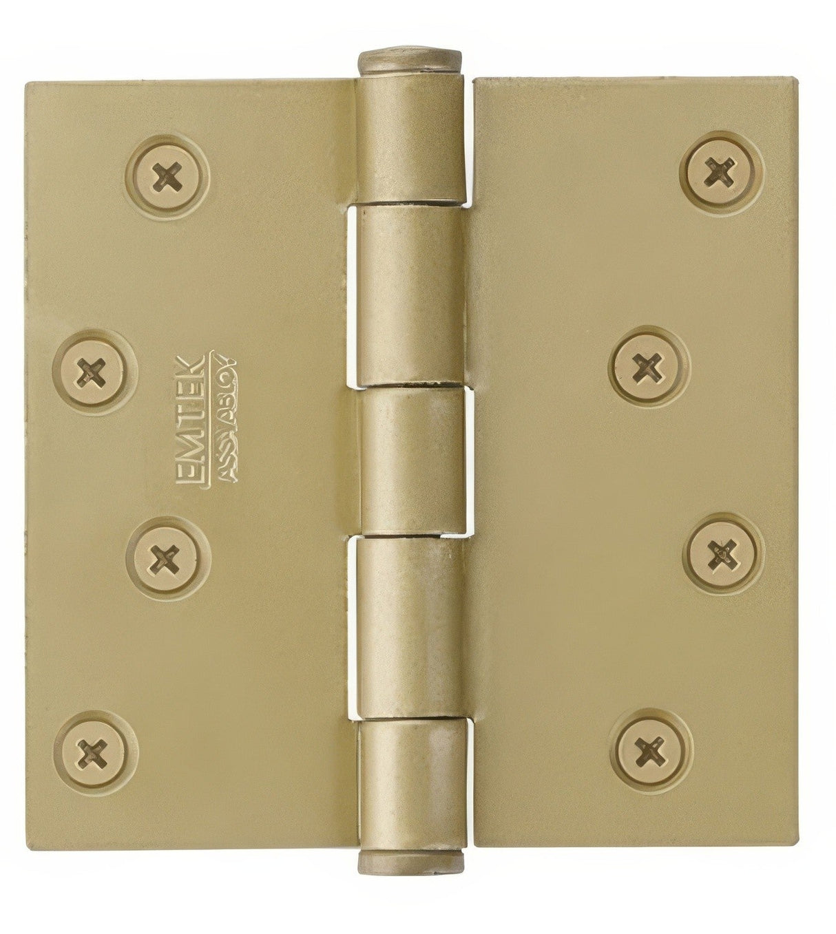 Emtek 91014US4 satin brass plain bearing hinge
