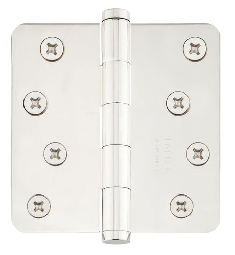 Emtek 91024US14 polished nickel plain bearing hinge
