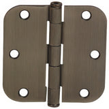 Emtek 91033US10B Door Hinges plain bearing hinge in satin stainless, additional view