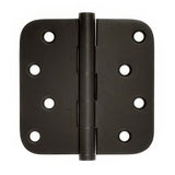 Emtek 91034US19 flat black plain bearing hinge