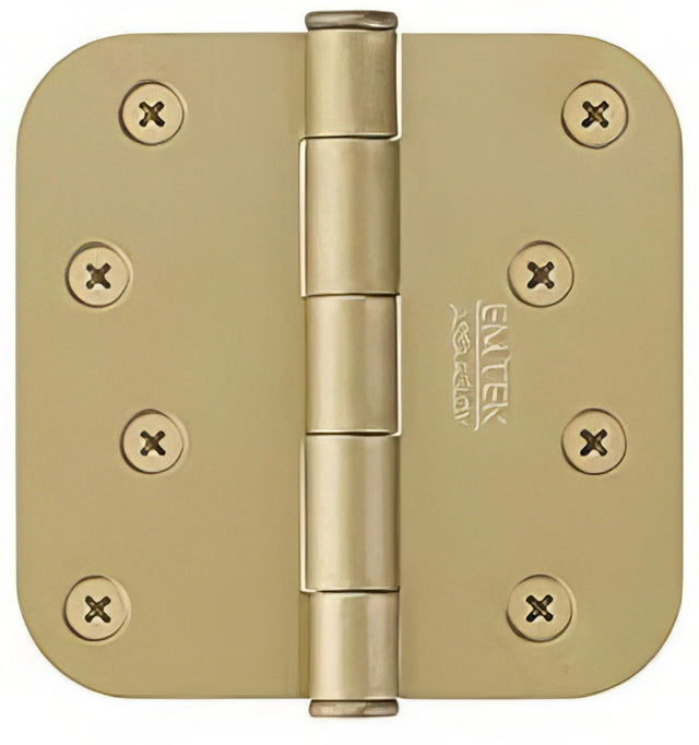 Emtek 91034US4 satin brass plain bearing hinge