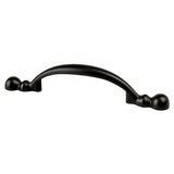 Berenson 9134-1055-P matte black cabinet handle pull