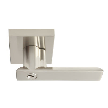 Better Home Products 91515SN Santa Cruz keyed entry keyed entry door lever, additional view