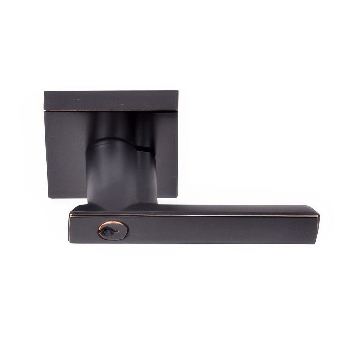 Better Home Products 91544BLK matte black keyed entry door lever