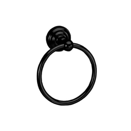 Orca Hardware 9160-BL black towel ring