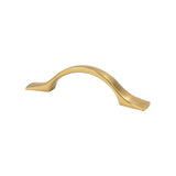 Berenson Echo 3 inch CC Modern Brushed Gold Pull in Modern Brushed Gold