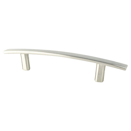 Berenson 9171-1BPN-P brushed nickel arched cabinet pull