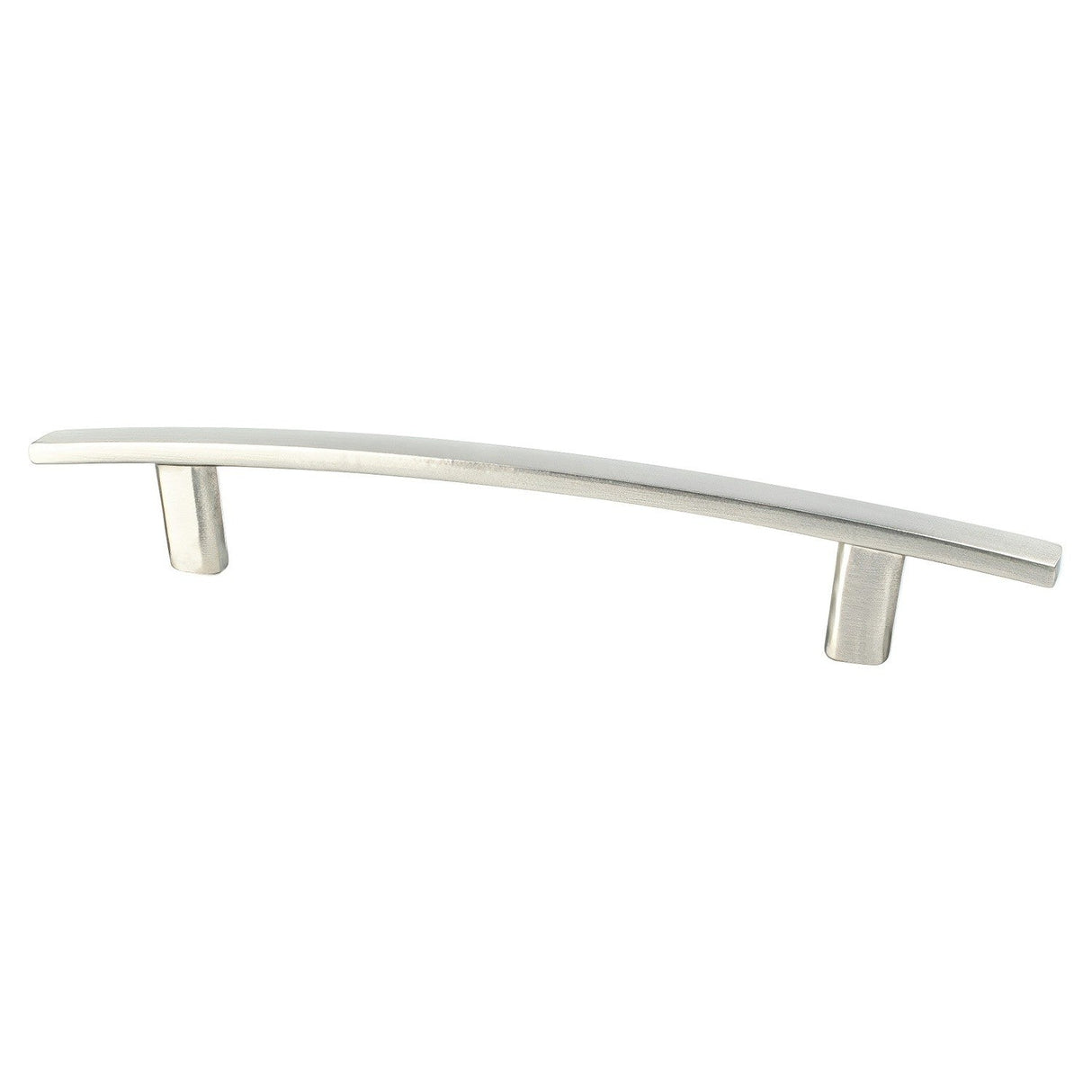 Berenson 9176-1BPN-P brushed nickel arched cabinet pull