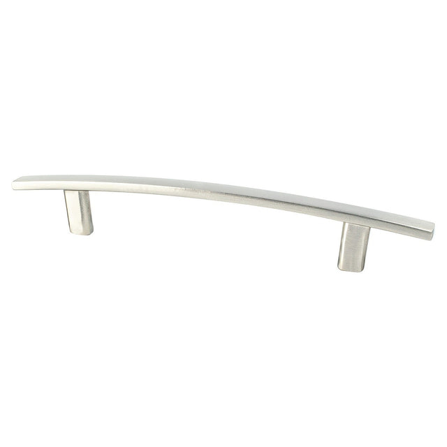 Berenson 9176-1BPN-P brushed nickel arched cabinet pull