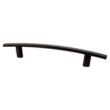 Berenson 9178-1055-P matte black arched cabinet pull