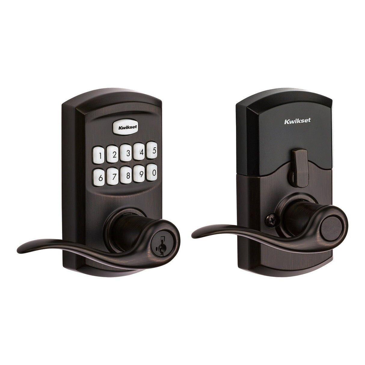 Kwikset 917TNL-11PS venetian bronze electronic keyless deadbolt