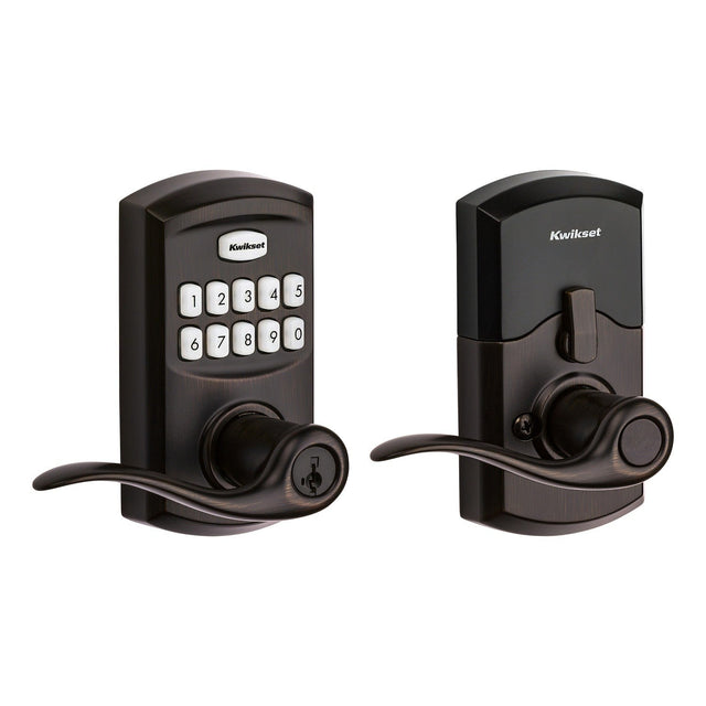 Kwikset 917TNL-11PS venetian bronze electronic keyless deadbolt