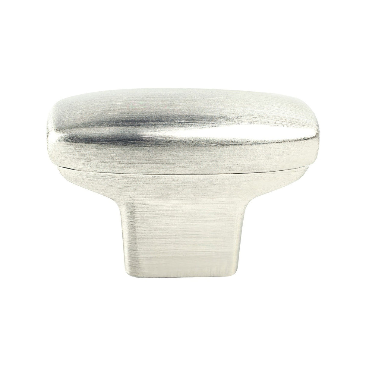 Berenson 9181-1BPN-P brushed nickel rectangle cabinet knob