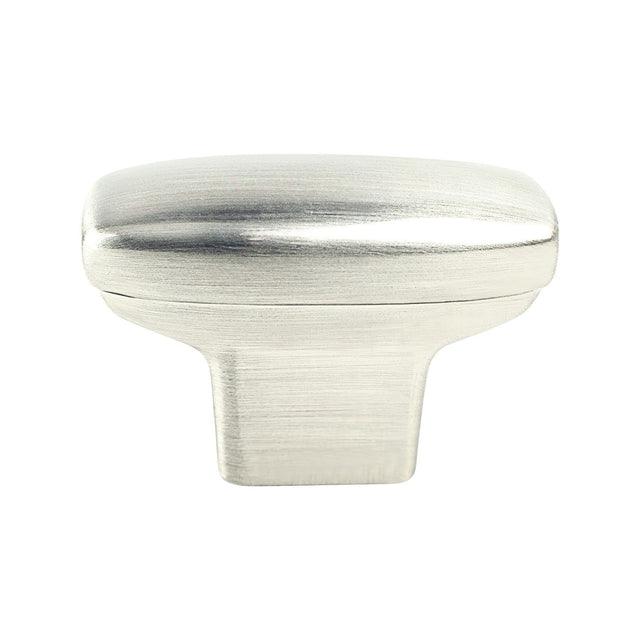 Berenson 9181-1BPN-P brushed nickel rectangle cabinet knob
