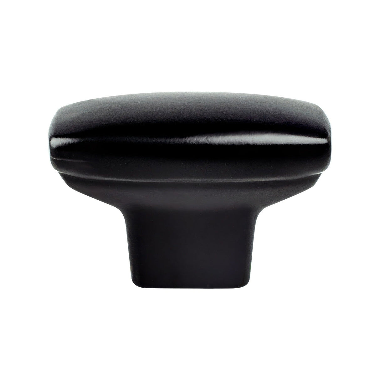 Berenson 9183-1055-P matte black rectangle cabinet knob