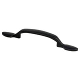 Berenson 9186-1055-P matte black arched cabinet pull