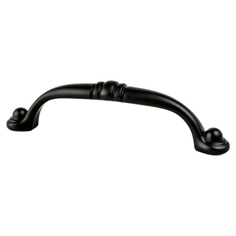 Berenson 9195-1055-P matte black arched cabinet pull