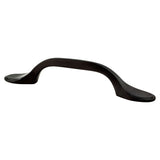 Berenson 9196-1055-P matte black arched cabinet pull