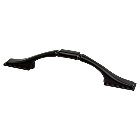 Berenson 9197-1055-P matte black arched cabinet pull