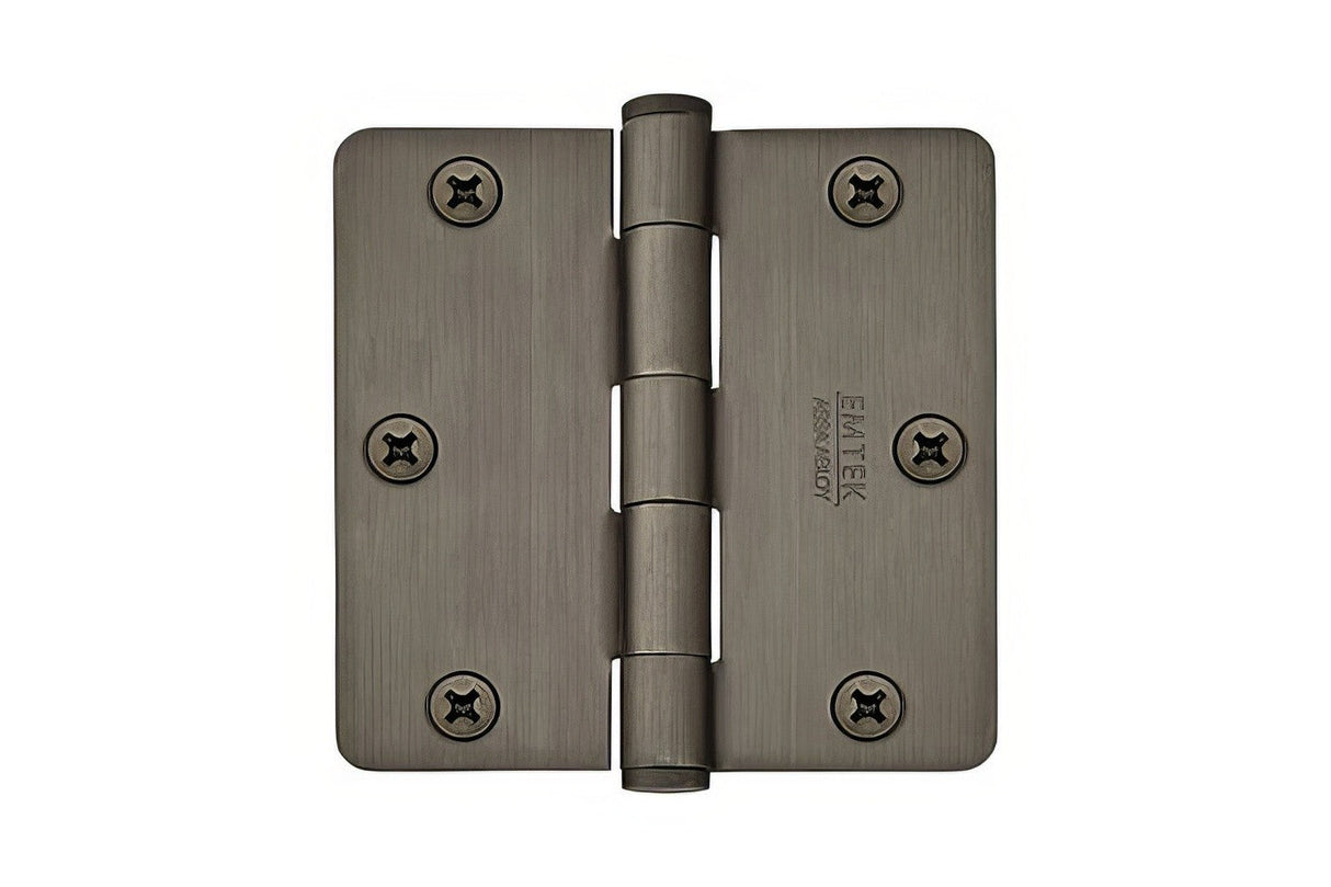 Emtek 92013US15A pewter plain bearing hinge