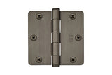 Emtek 92013US15A pewter plain bearing hinge