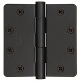 Emtek 92014US19 flat black plain bearing hinge