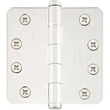 Emtek 92024US19 flat black plain bearing hinge