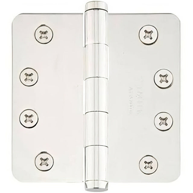 Emtek 92024US19 flat black plain bearing hinge