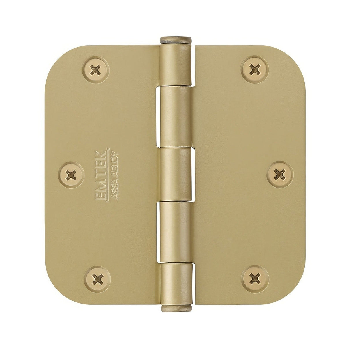 Emtek 92033US4 satin brass plain bearing hinge