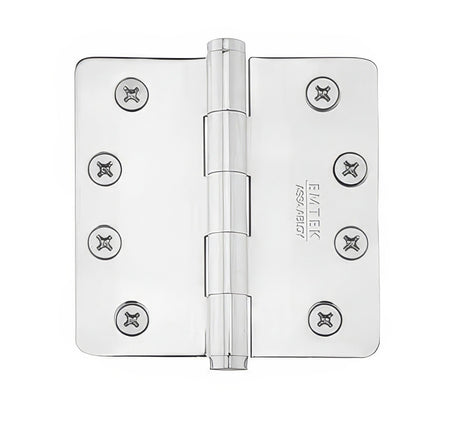 Emtek 92034US14 plain bearing hinge in black, additional view
