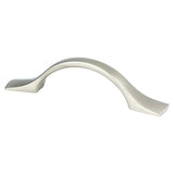 Berenson 9222-1BPN-P Echo cabinet handle pull in satin stainless, additional view