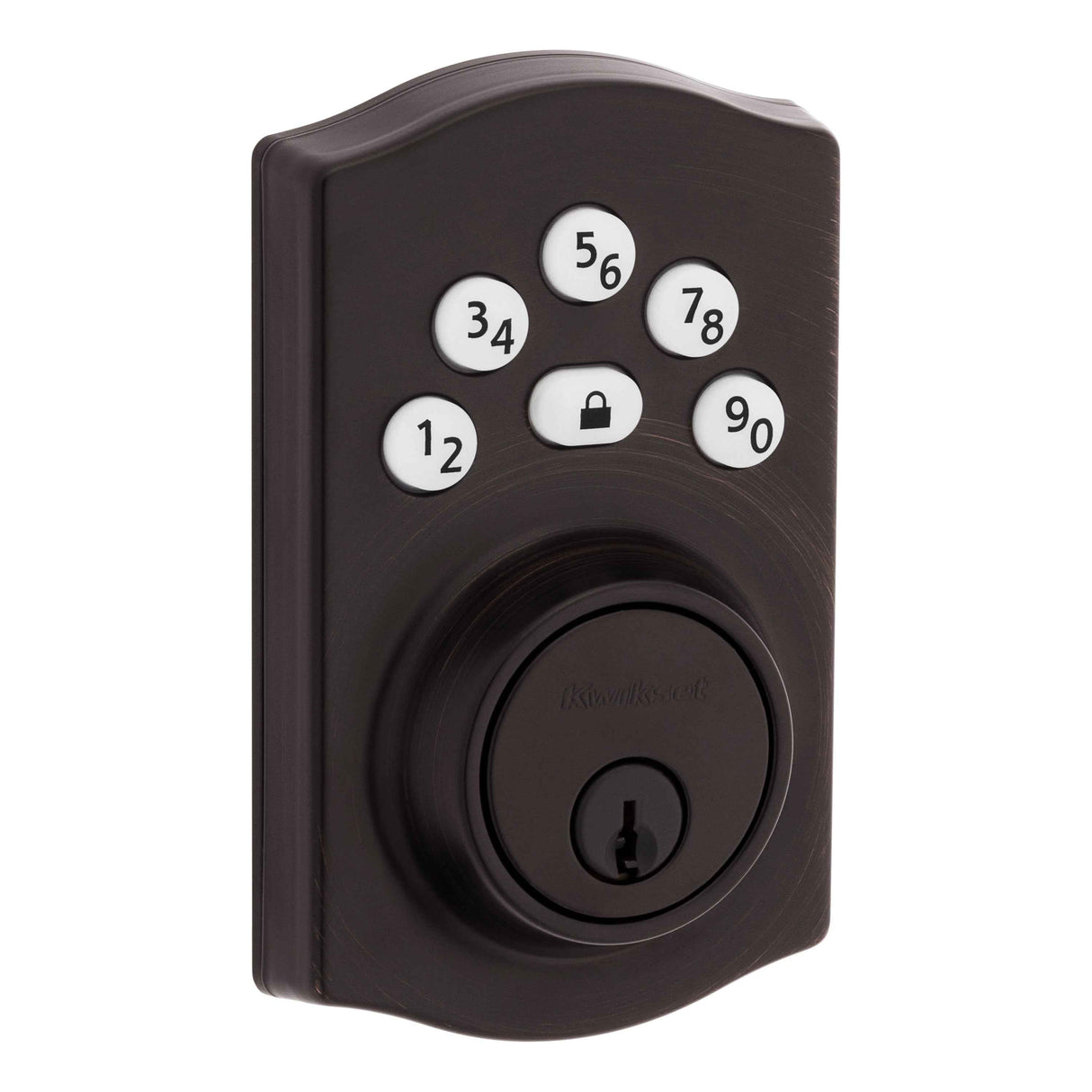 Kwikset 9240TRL Traditional Powerbolt Electronic SmartCode Deadbolt in Venetian Bronze